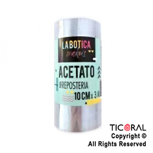 ACETATO PVC REPOSTERIA 10 CM X 3 M